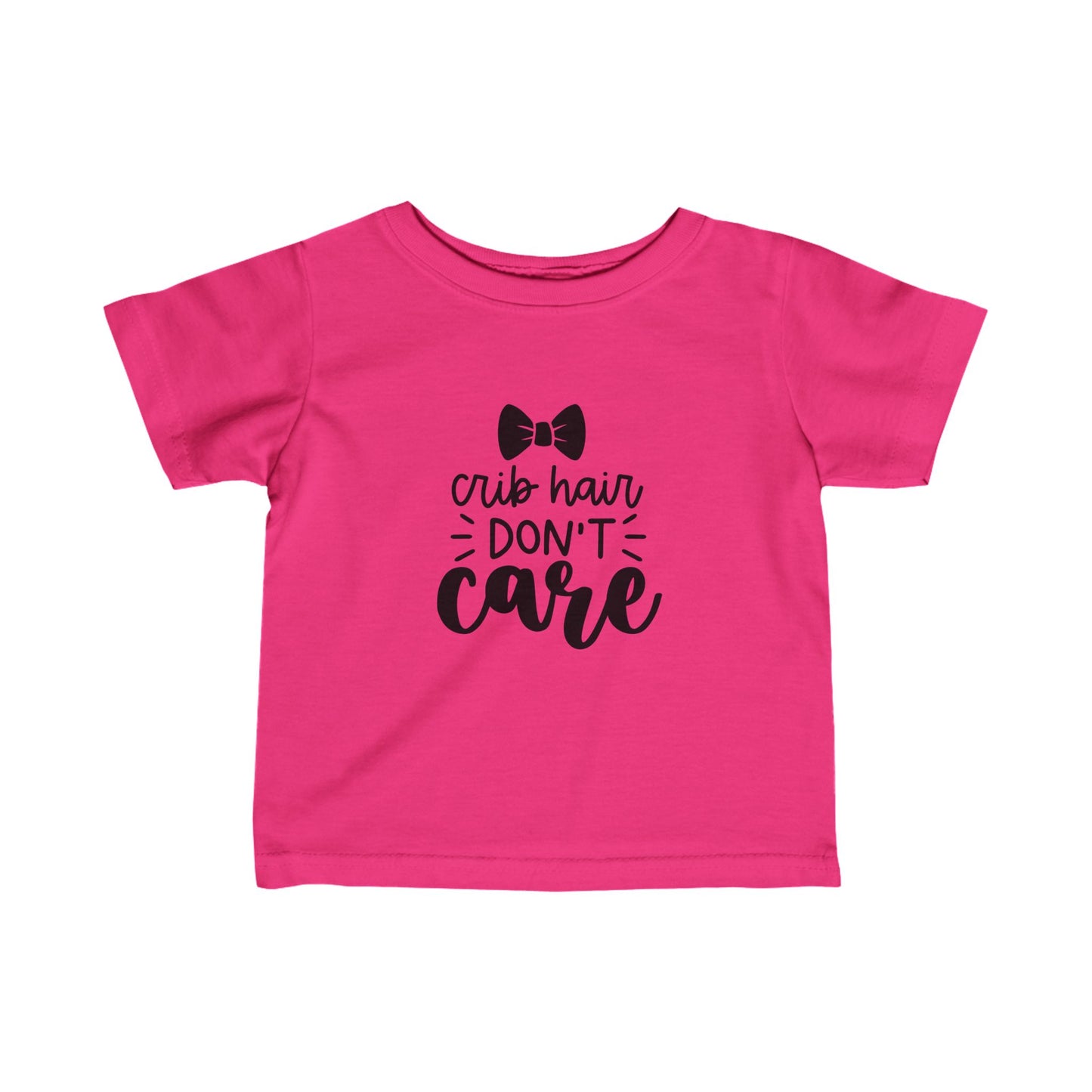 Crib Hair Don't Care- Infant Fine Jersey Tee (6M-24M)