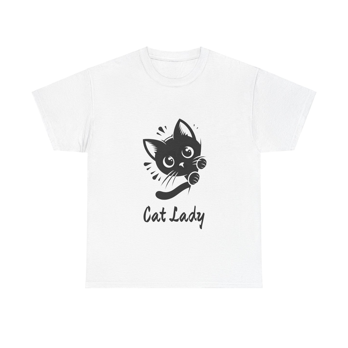 Cat Lady-Unisex Heavy Cotton Tee