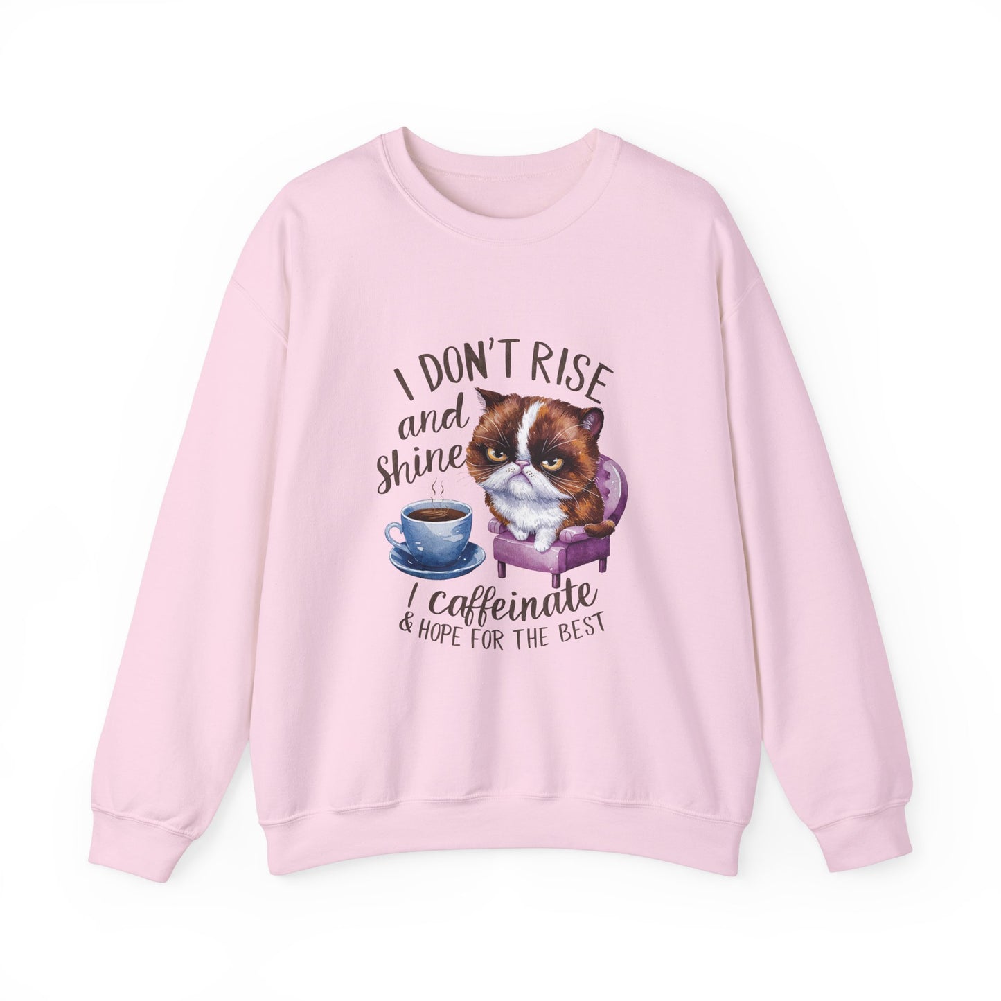 I Don't Rise and Shine-Unisex Heavy Blend™ Crewneck Sweatshirt