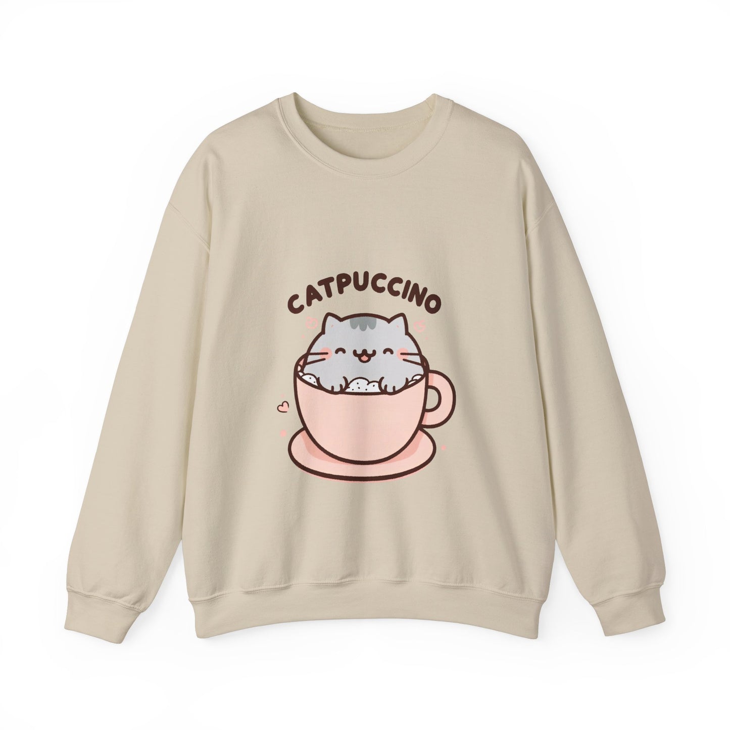 Catpuccino-Unisex Heavy Blend™ Crewneck Sweatshirt