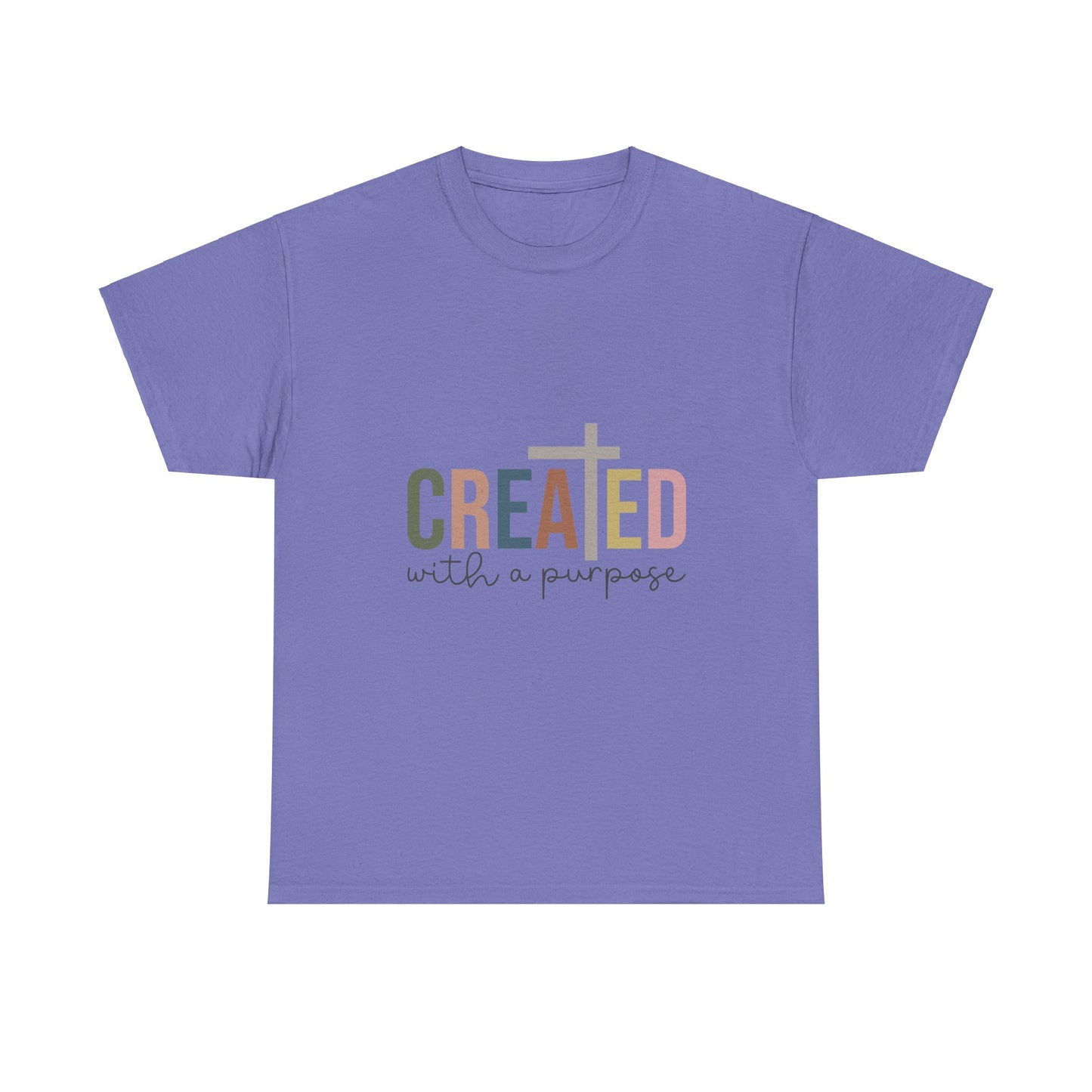 Created With A Purpose-Unisex Heavy Cotton Tee