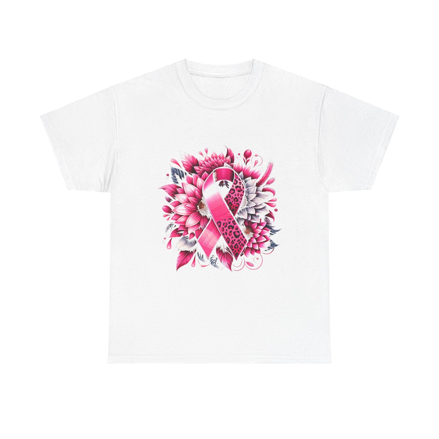 Pink Ribbon-Unisex Heavy Cotton Tee