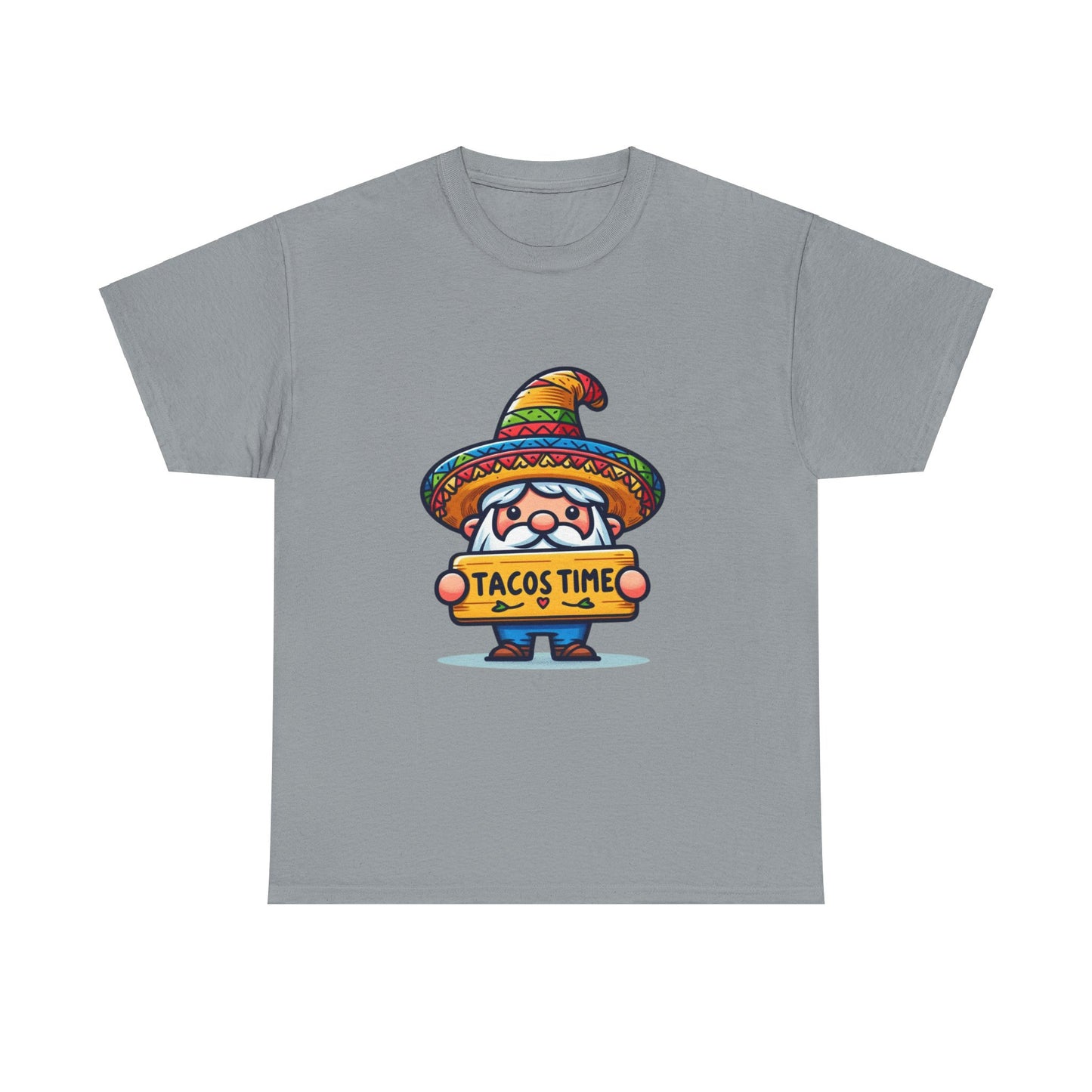 Tacos Time-Unisex Heavy Cotton Tee