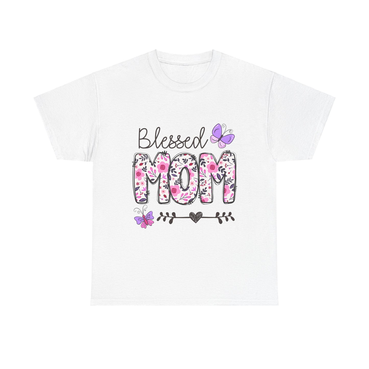 Blessed Mom-Unisex Heavy Cotton Tee