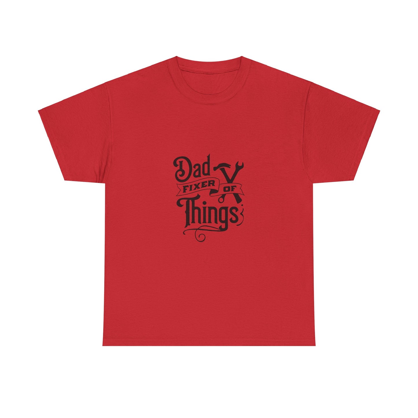 Dad Fixer of Things-Unisex Heavy Cotton Tee