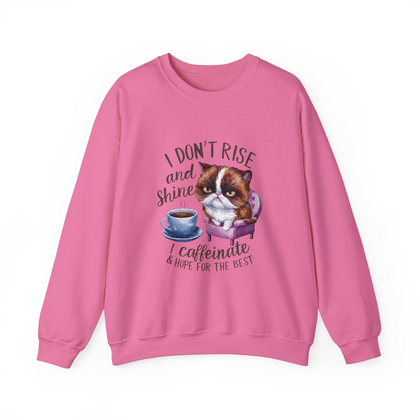 I Don't Rise and Shine-Unisex Heavy Blend™ Crewneck Sweatshirt