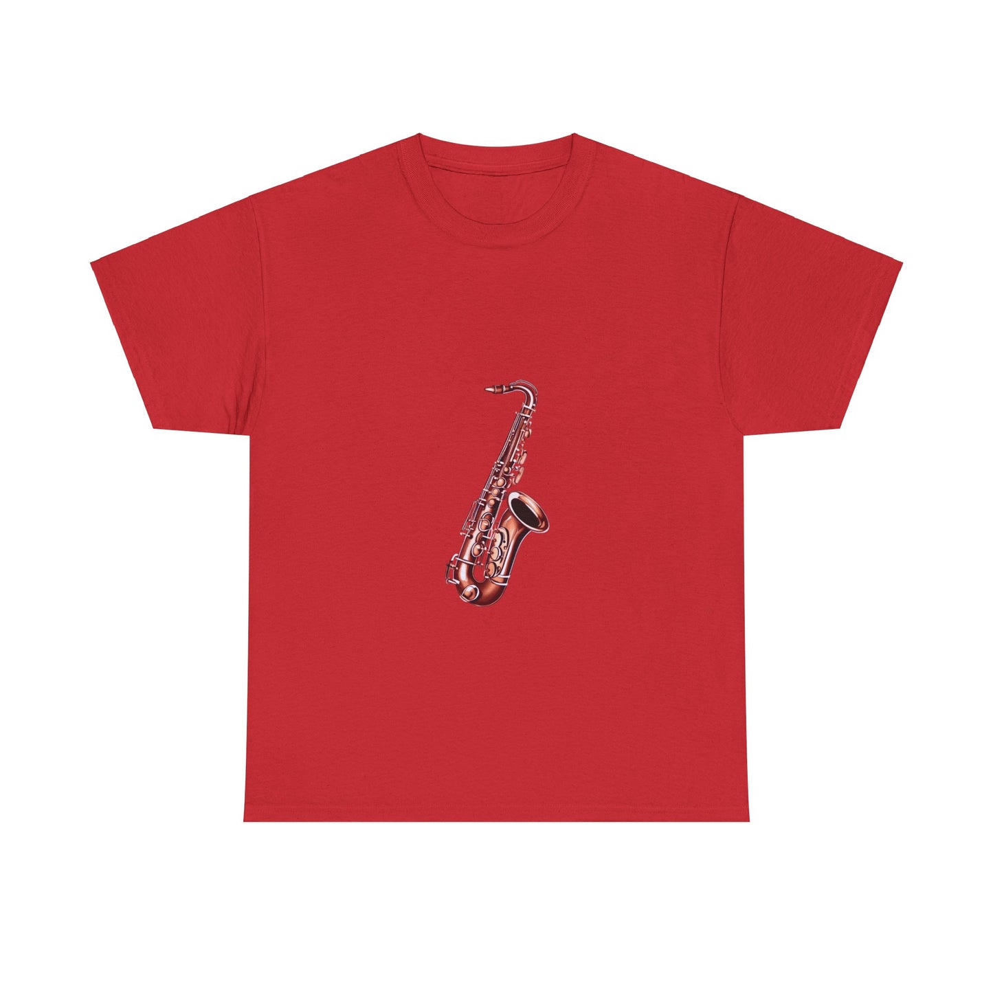 Saxophone-Unisex Heavy Cotton Tee