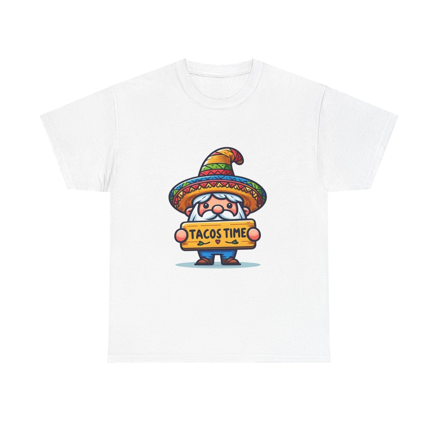 Tacos Time-Unisex Heavy Cotton Tee