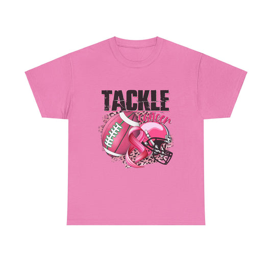 Tackle Cancer-Unisex Heavy Cotton Tee