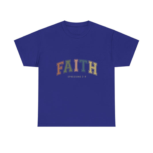 Faith Ephesians 2:8-Unisex Heavy Cotton Tee