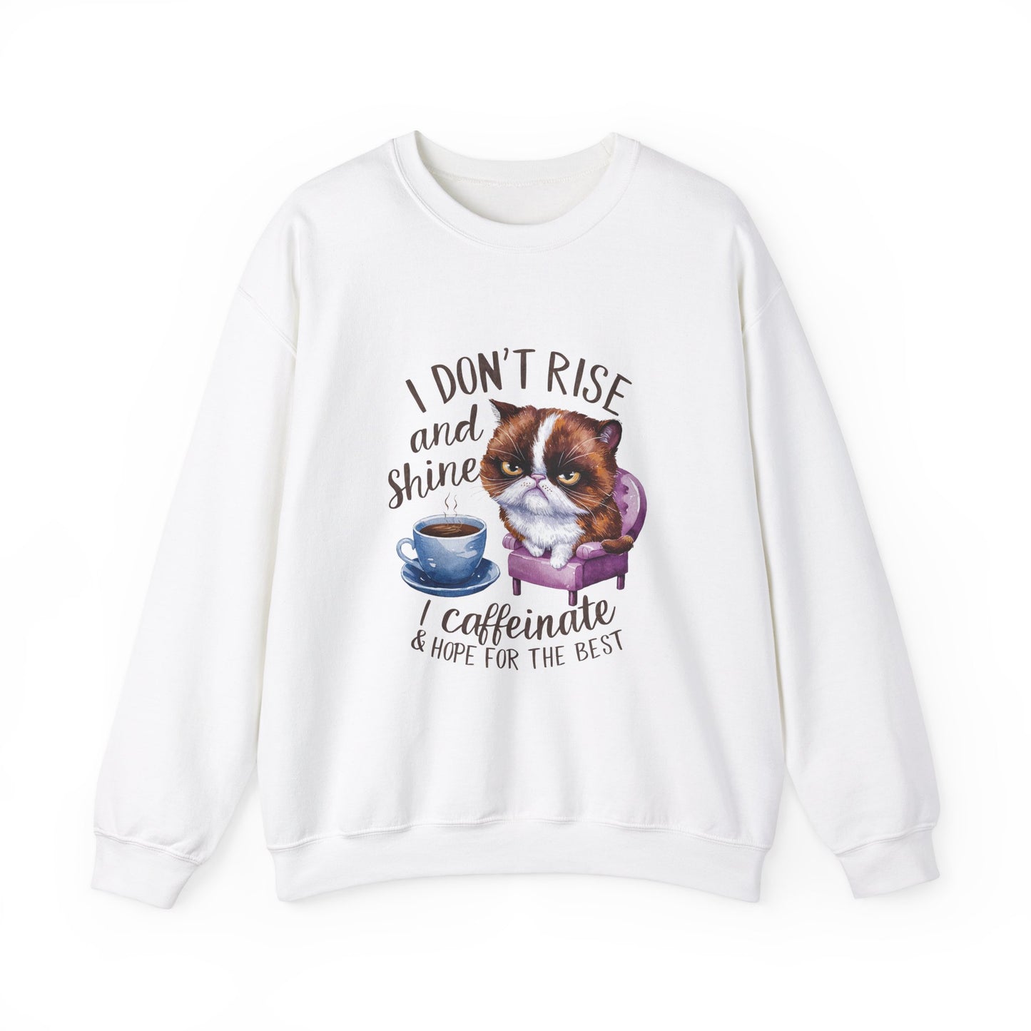 I Don't Rise and Shine-Unisex Heavy Blend™ Crewneck Sweatshirt