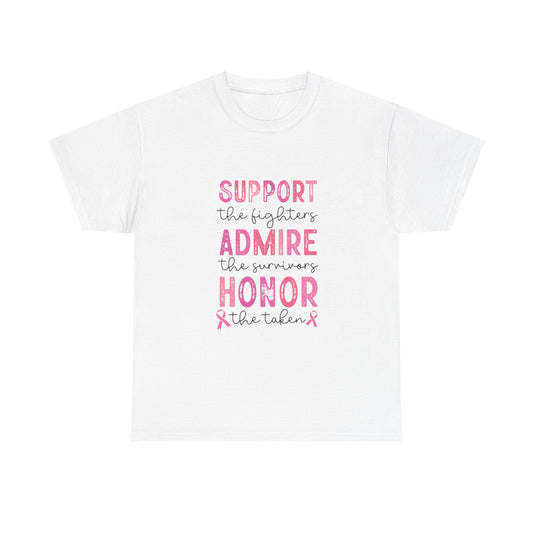 Support the Fighters-Unisex Heavy Cotton Tee