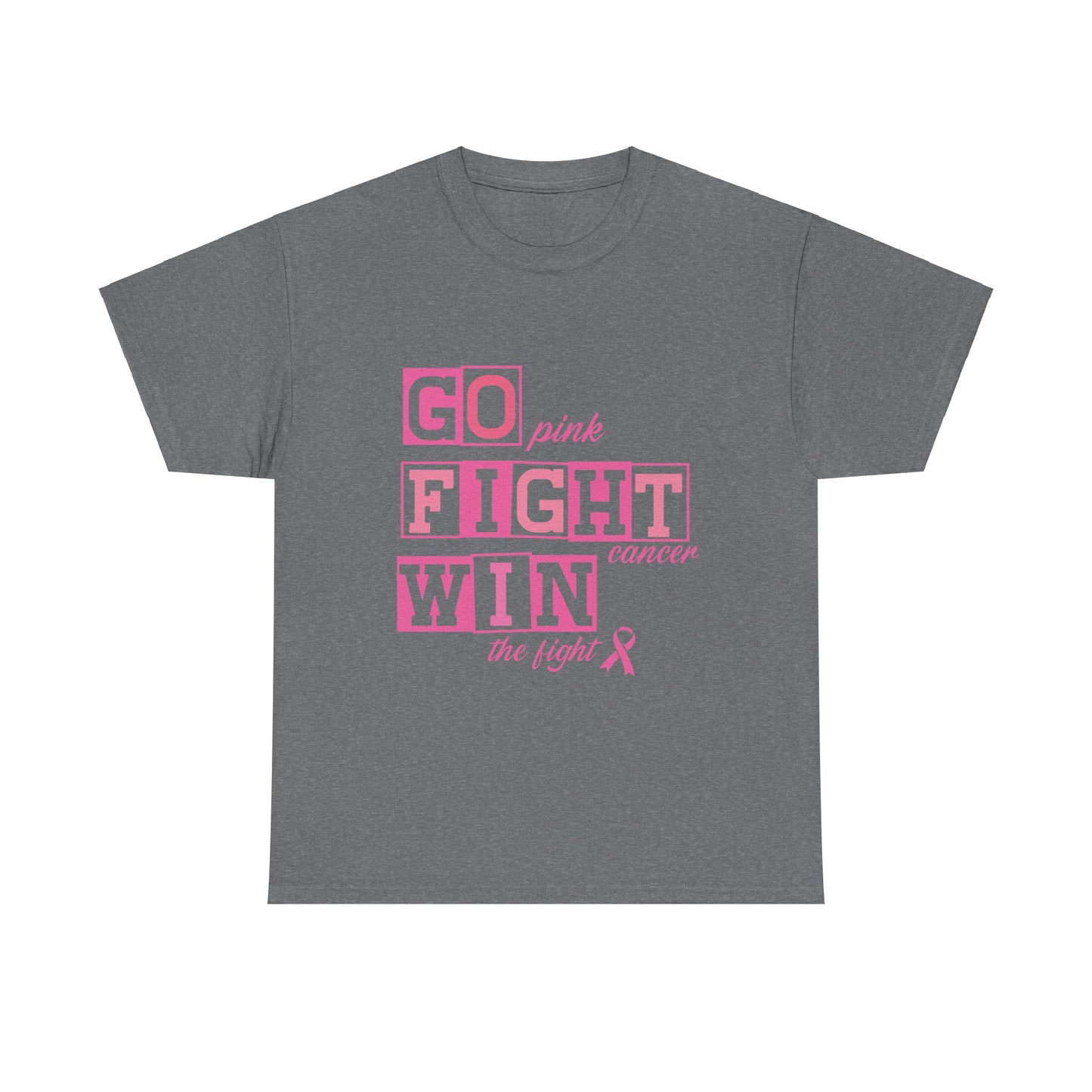 Go Pink-Unisex Heavy Cotton Tee