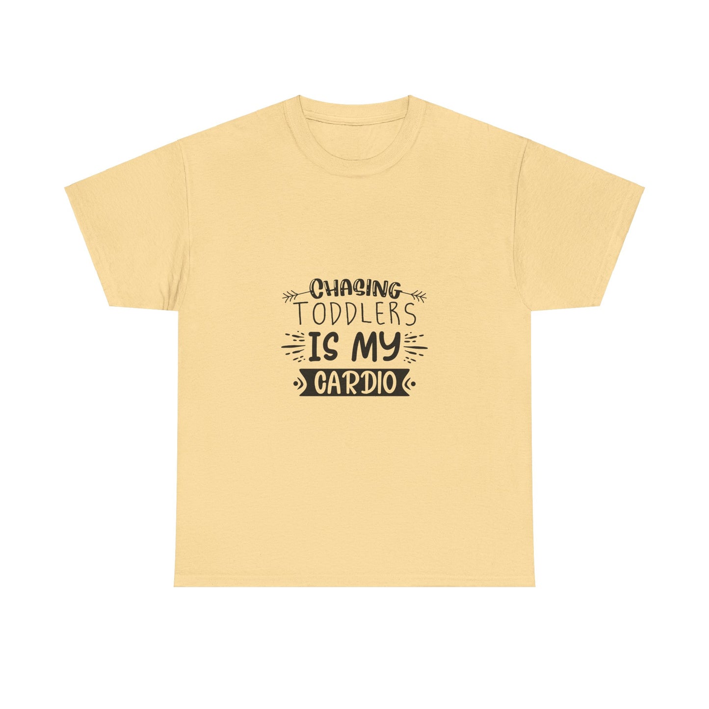 Chasing Toddles Is My Cardio-Unisex Heavy Cotton Tee