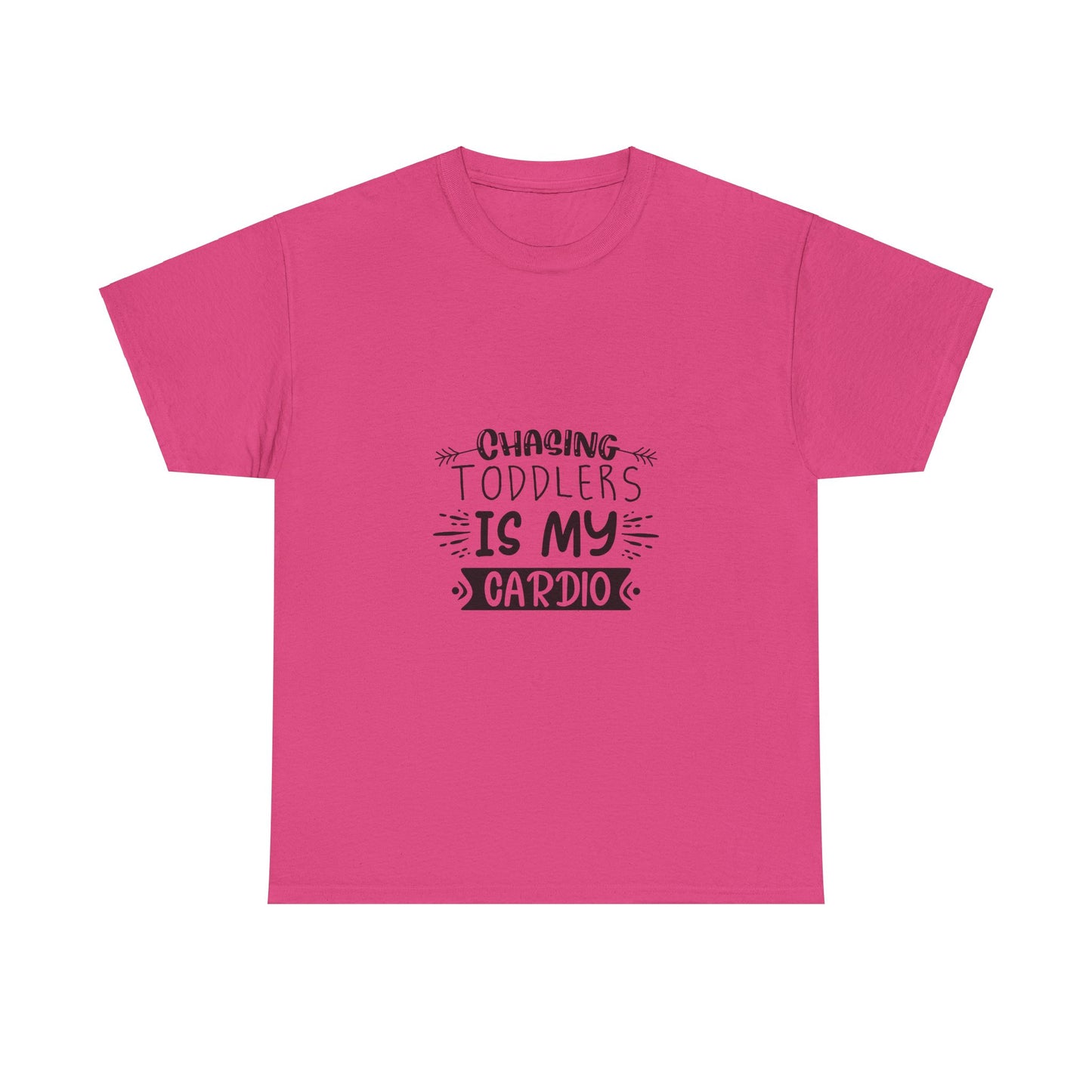 Chasing Toddles Is My Cardio-Unisex Heavy Cotton Tee