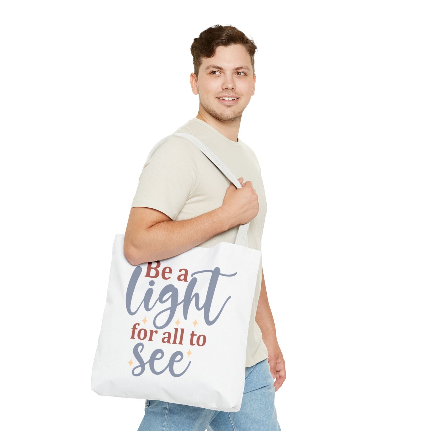 Be A light For All To See- Tote Bag (AOP)