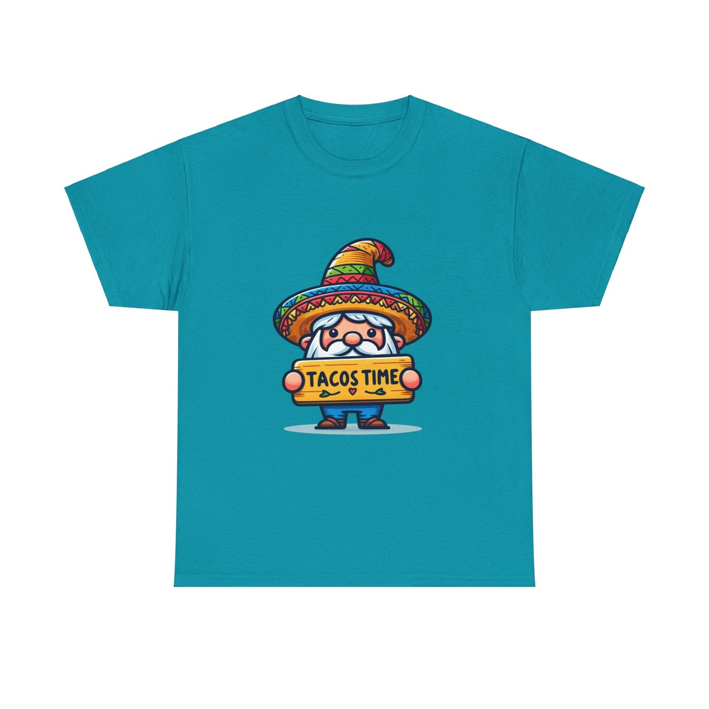 Tacos Time-Unisex Heavy Cotton Tee