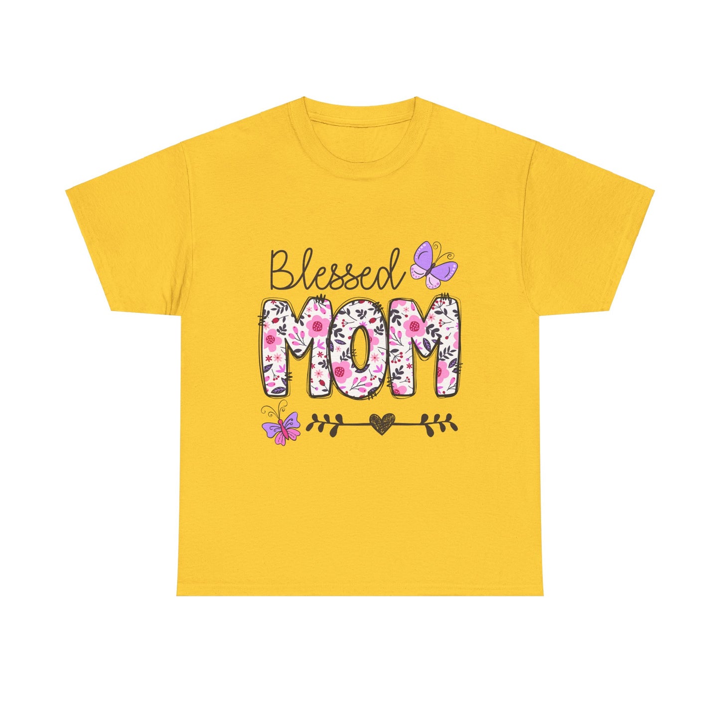 Blessed Mom-Unisex Heavy Cotton Tee