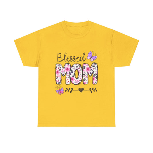 Blessed Mom-Unisex Heavy Cotton Tee