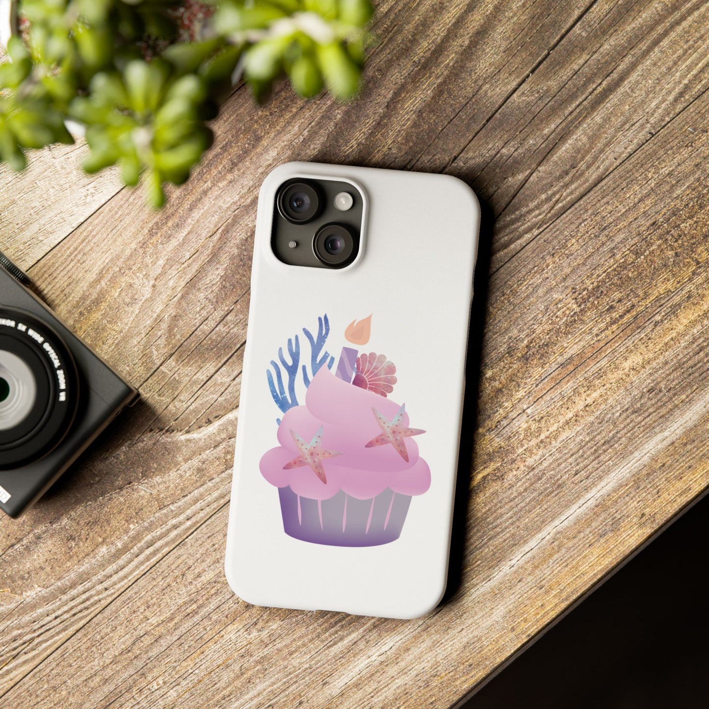 Cup Cake Slim Phone Cases-For iPhone 15-11 Pro Max