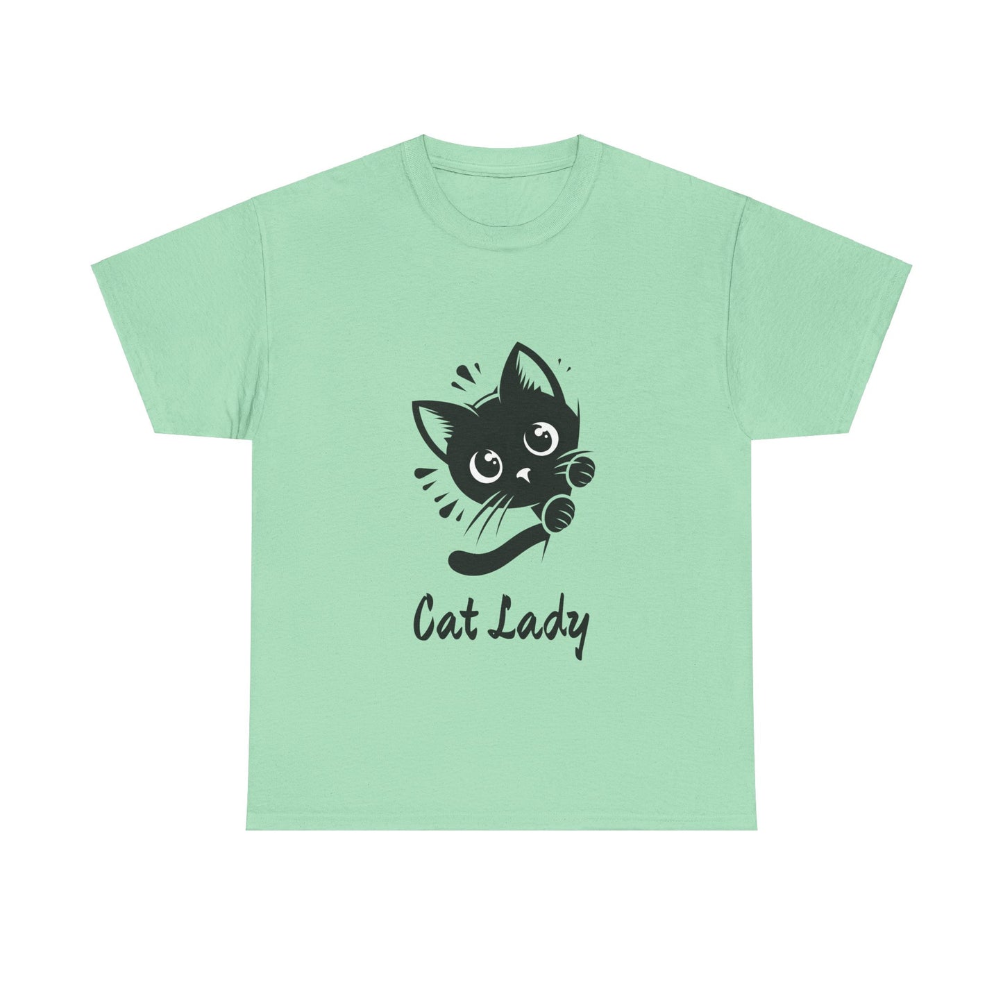 Cat Lady-Unisex Heavy Cotton Tee