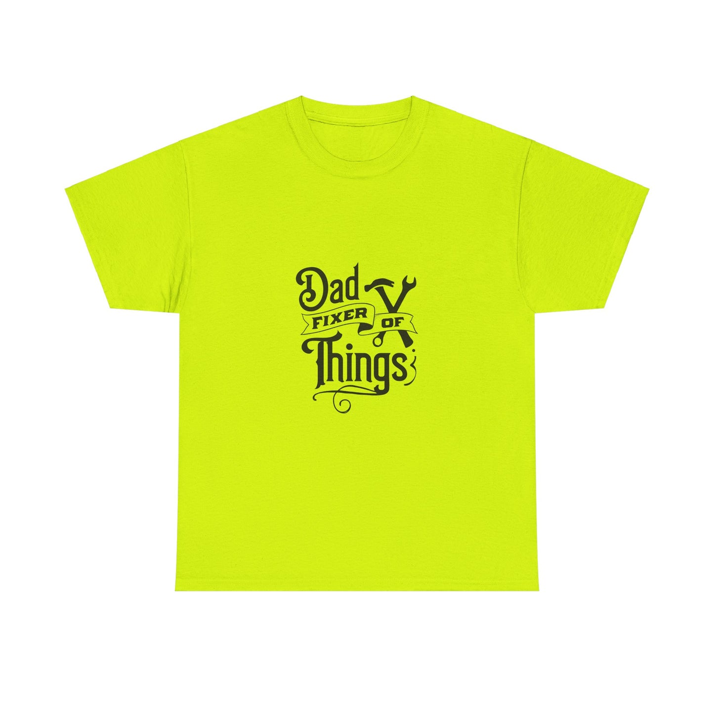 Dad Fixer of Things-Unisex Heavy Cotton Tee