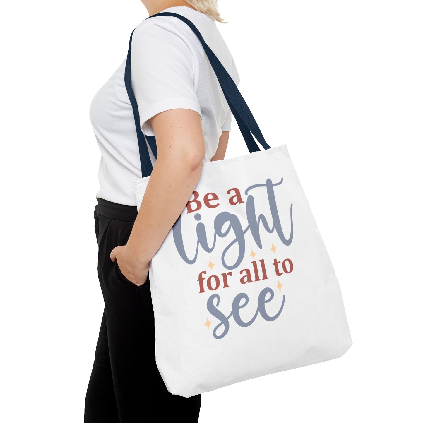 Be A light For All To See- Tote Bag (AOP)