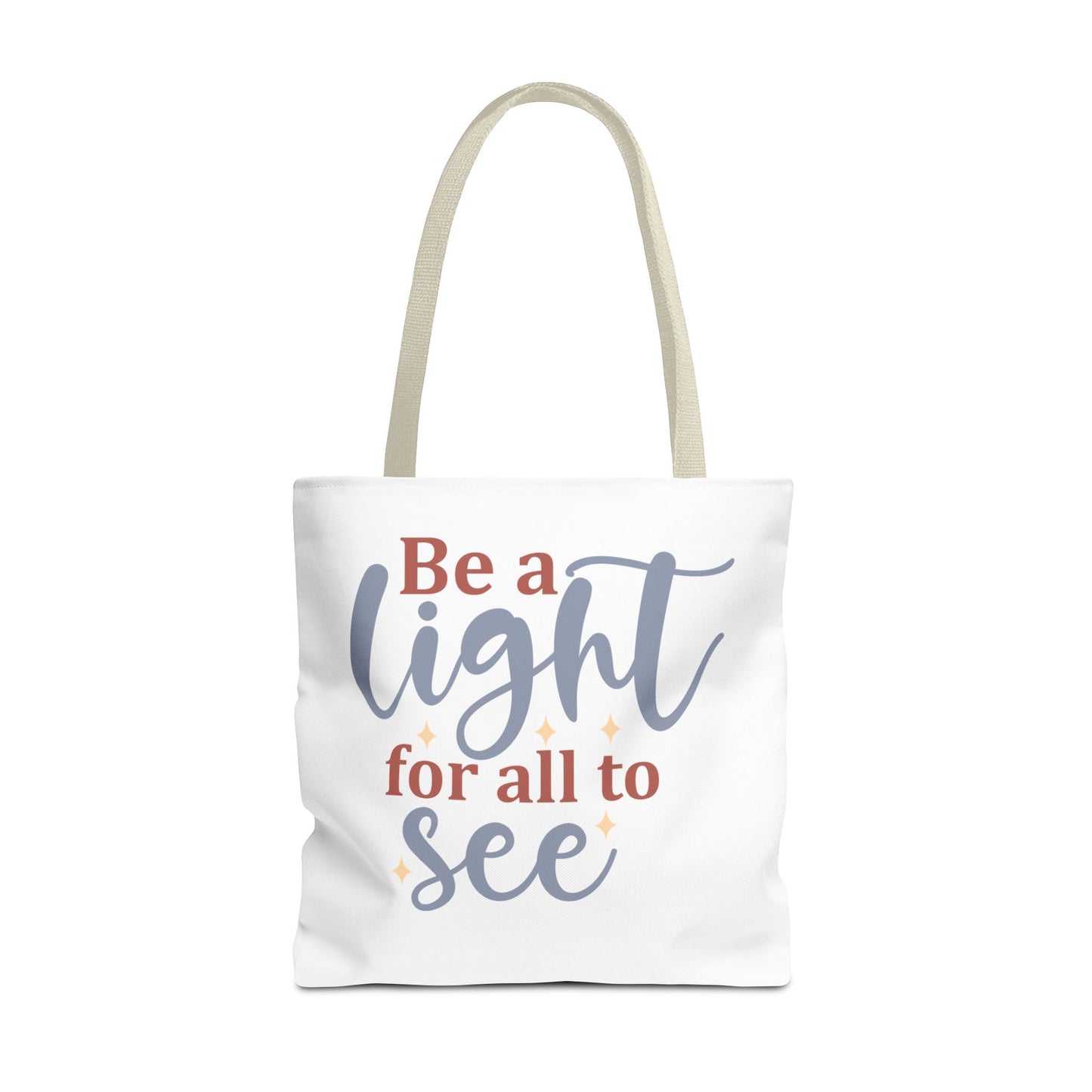 Be A light For All To See- Tote Bag (AOP)