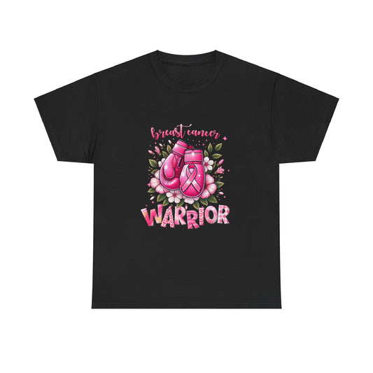 Breast Cancer Warrior-Unisex Heavy Cotton Tee