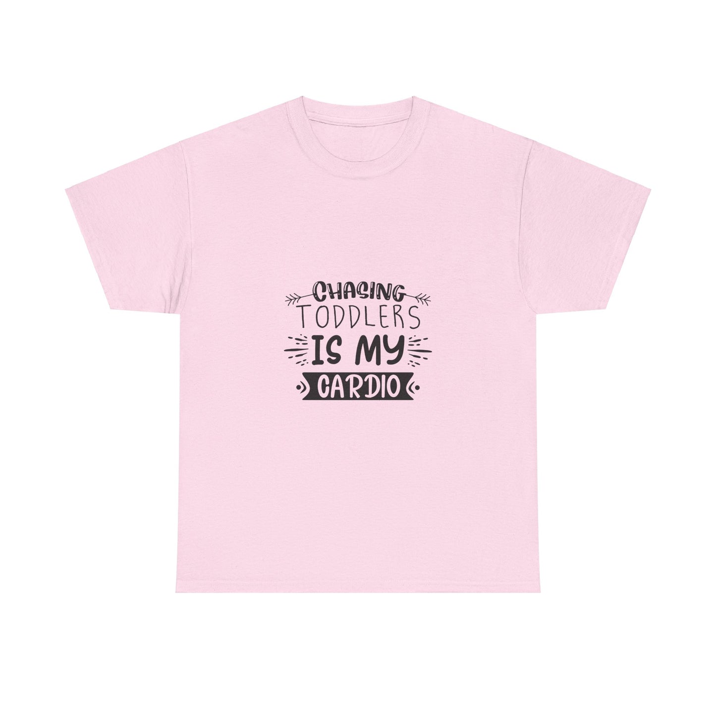 Chasing Toddles Is My Cardio-Unisex Heavy Cotton Tee