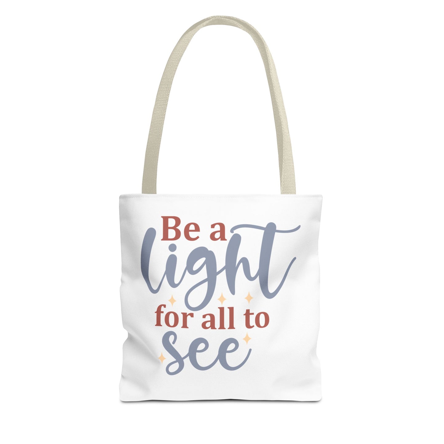 Be A light For All To See- Tote Bag (AOP)