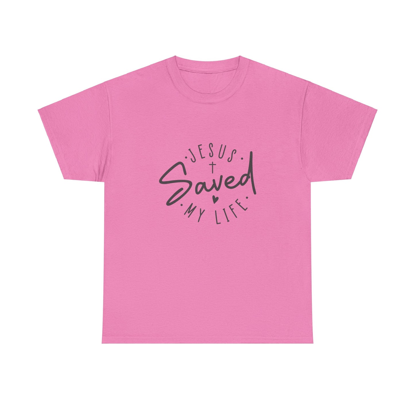 Jesus Saved My Life-Unisex Heavy Cotton Tee