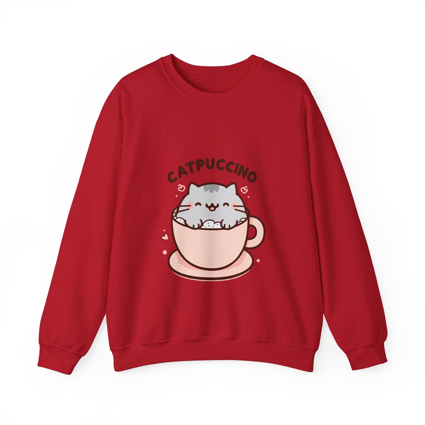 Catpuccino-Unisex Heavy Blend™ Crewneck Sweatshirt