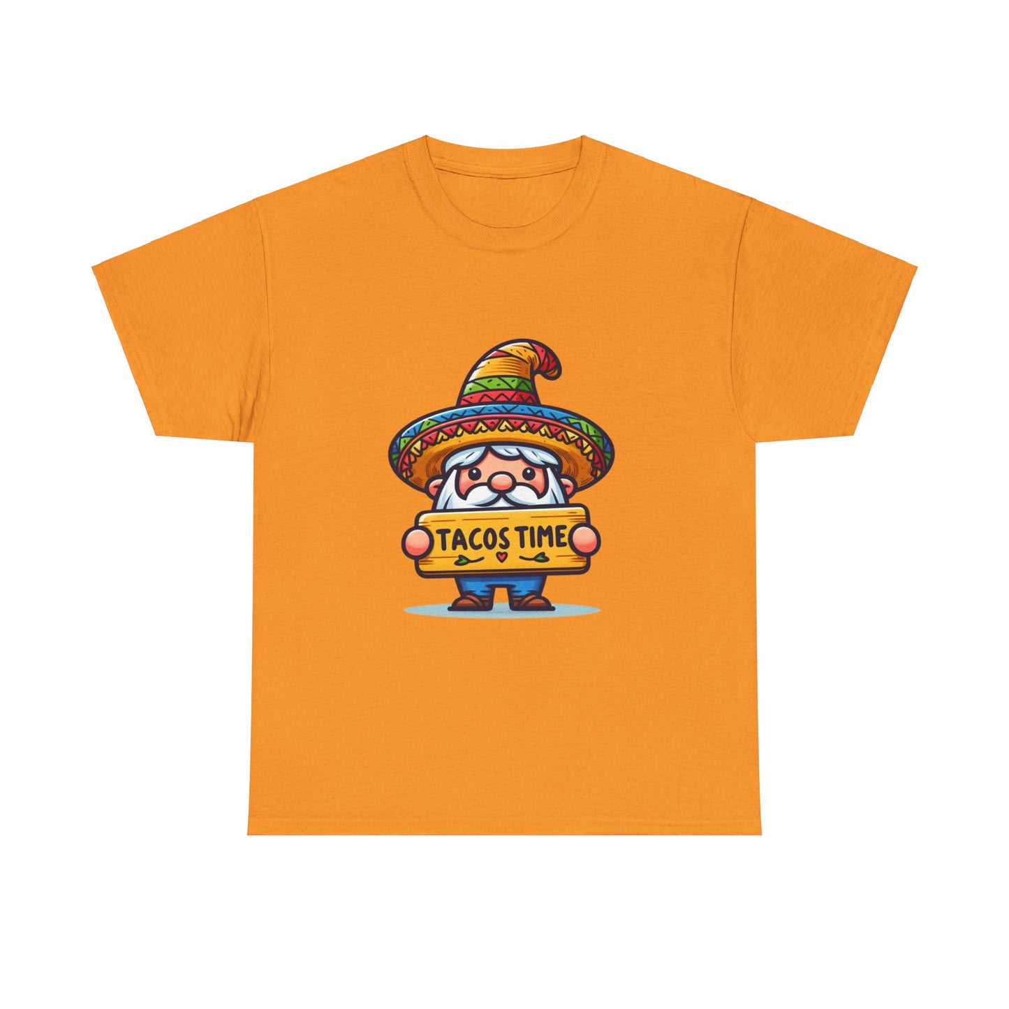 Tacos Time-Unisex Heavy Cotton Tee