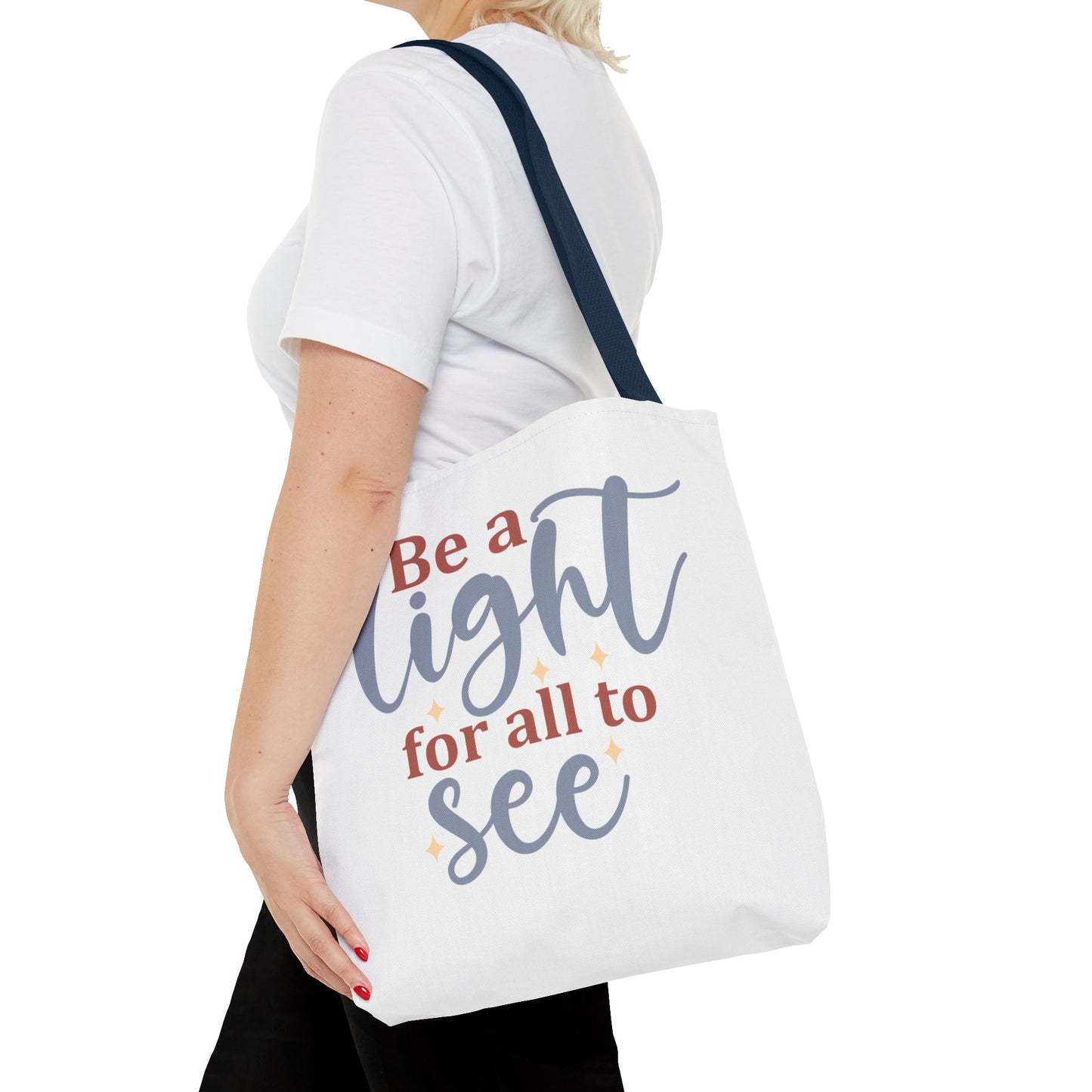 Be A light For All To See- Tote Bag (AOP)