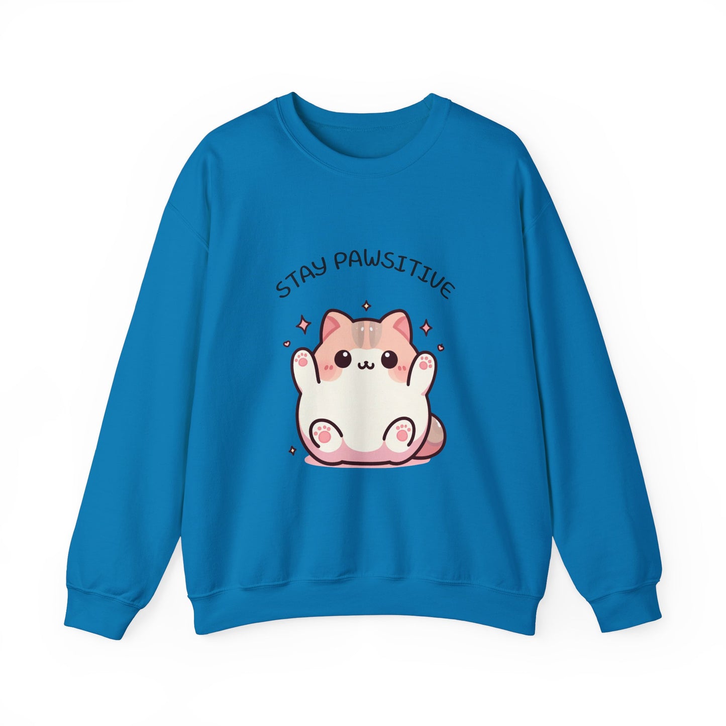 Stay Pawsitive-Unisex Heavy Blend™ Crewneck Sweatshirt