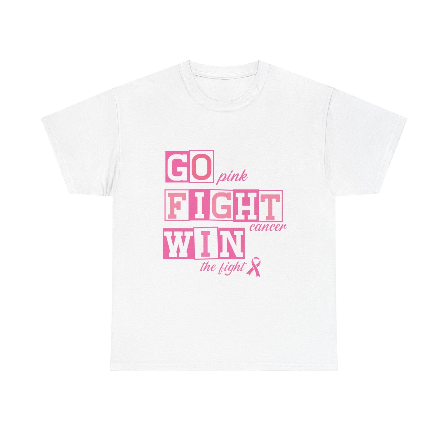 Go Pink-Unisex Heavy Cotton Tee