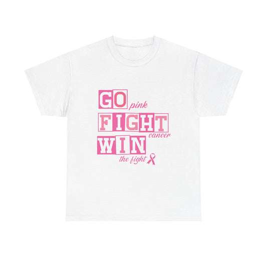 Go Pink-Unisex Heavy Cotton Tee