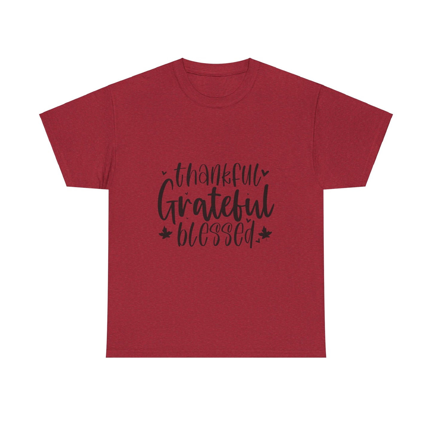 Thankful*Grateful*Blessed-Unisex Heavy Cotton Tee