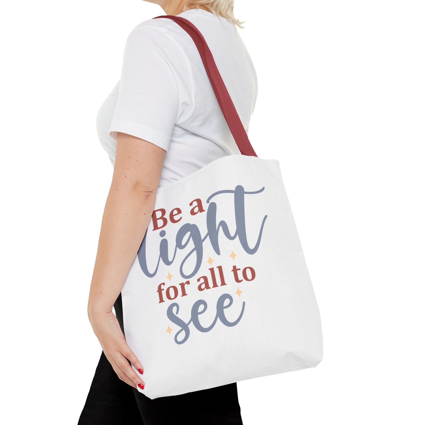 Be A light For All To See- Tote Bag (AOP)