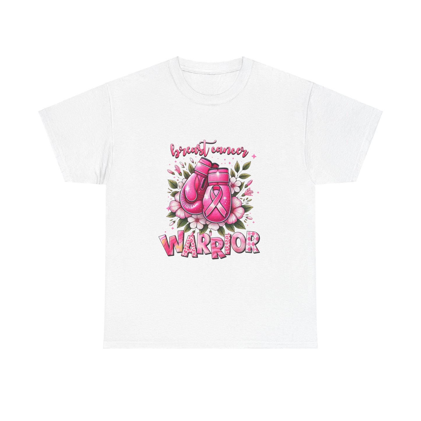 Breast Cancer Warrior-Unisex Heavy Cotton Tee