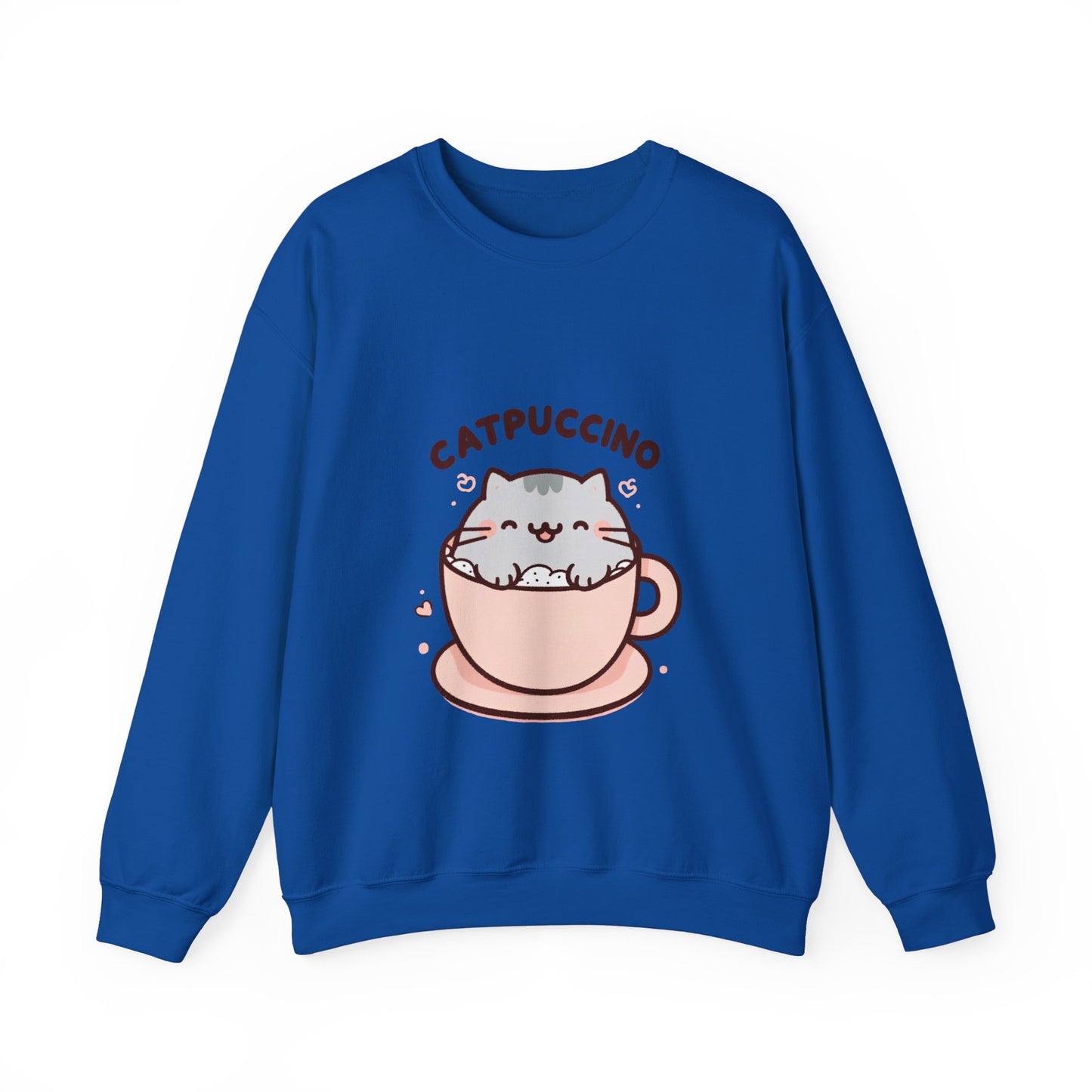 Catpuccino-Unisex Heavy Blend™ Crewneck Sweatshirt