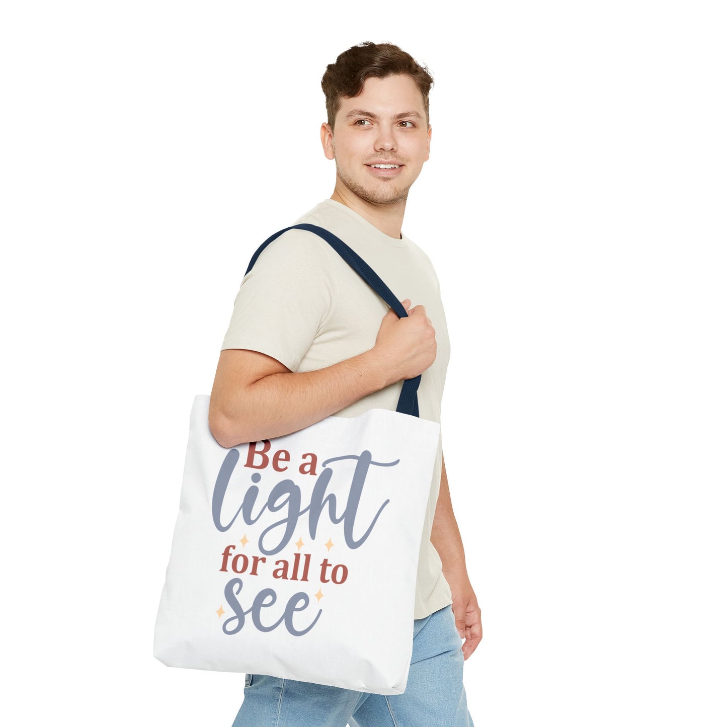 Be A light For All To See- Tote Bag (AOP)