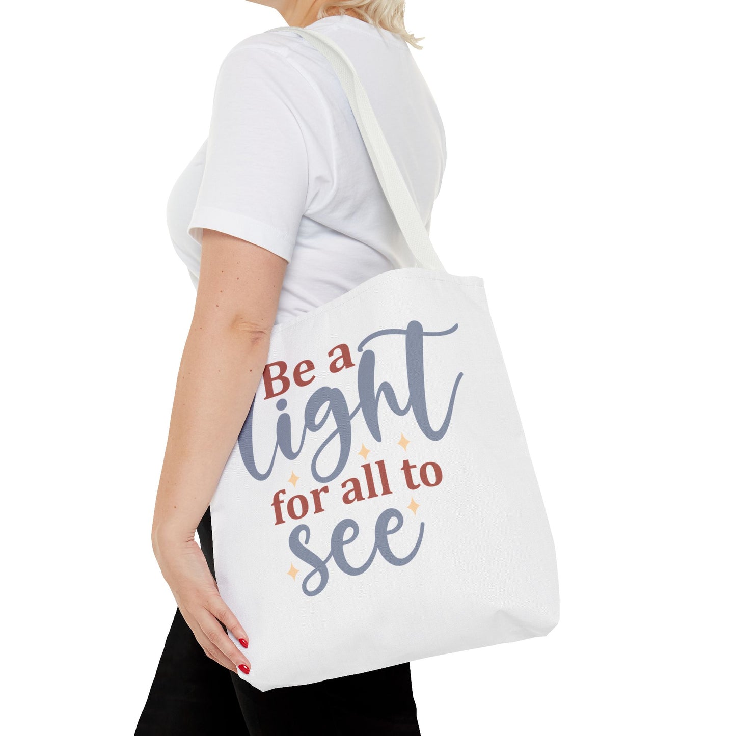 Be A light For All To See- Tote Bag (AOP)