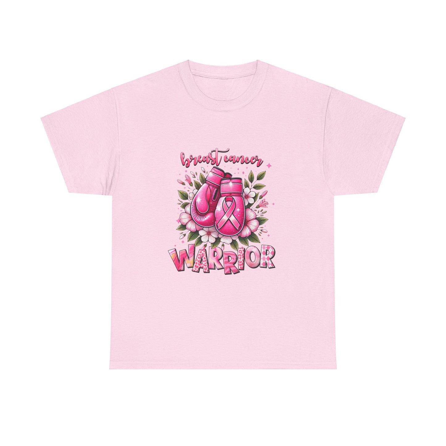 Breast Cancer Warrior-Unisex Heavy Cotton Tee