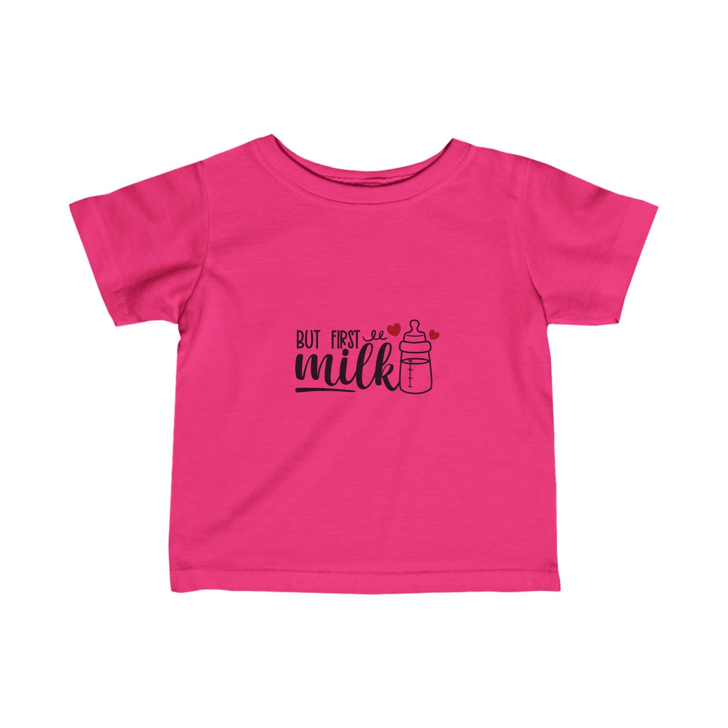 But First Milk- Infant Fine Jersey Tee (6M-24M)