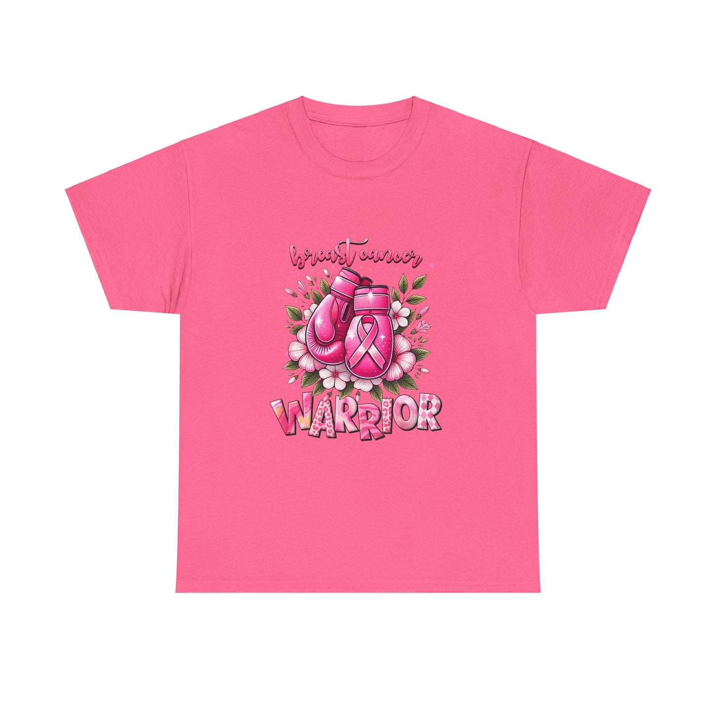 Breast Cancer Warrior-Unisex Heavy Cotton Tee