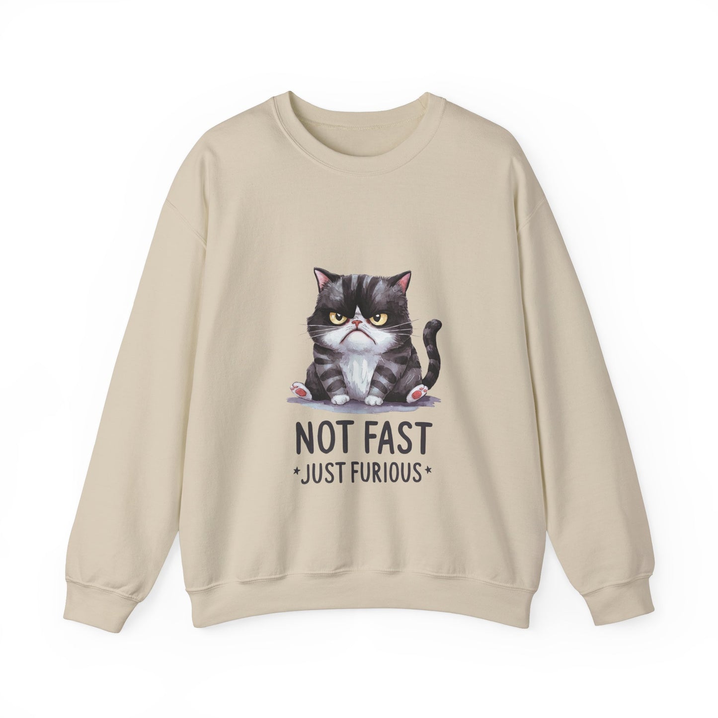 Not Fast Just Furious-Unisex Heavy Blend™ Crewneck Sweatshirt