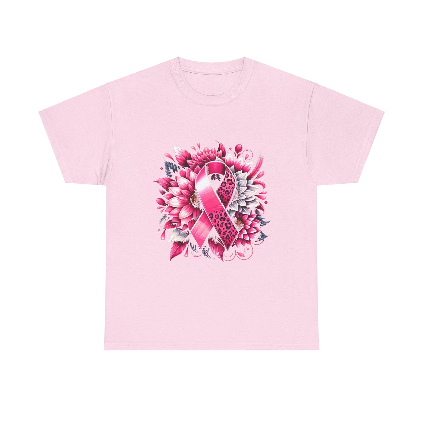 Pink Ribbon-Unisex Heavy Cotton Tee