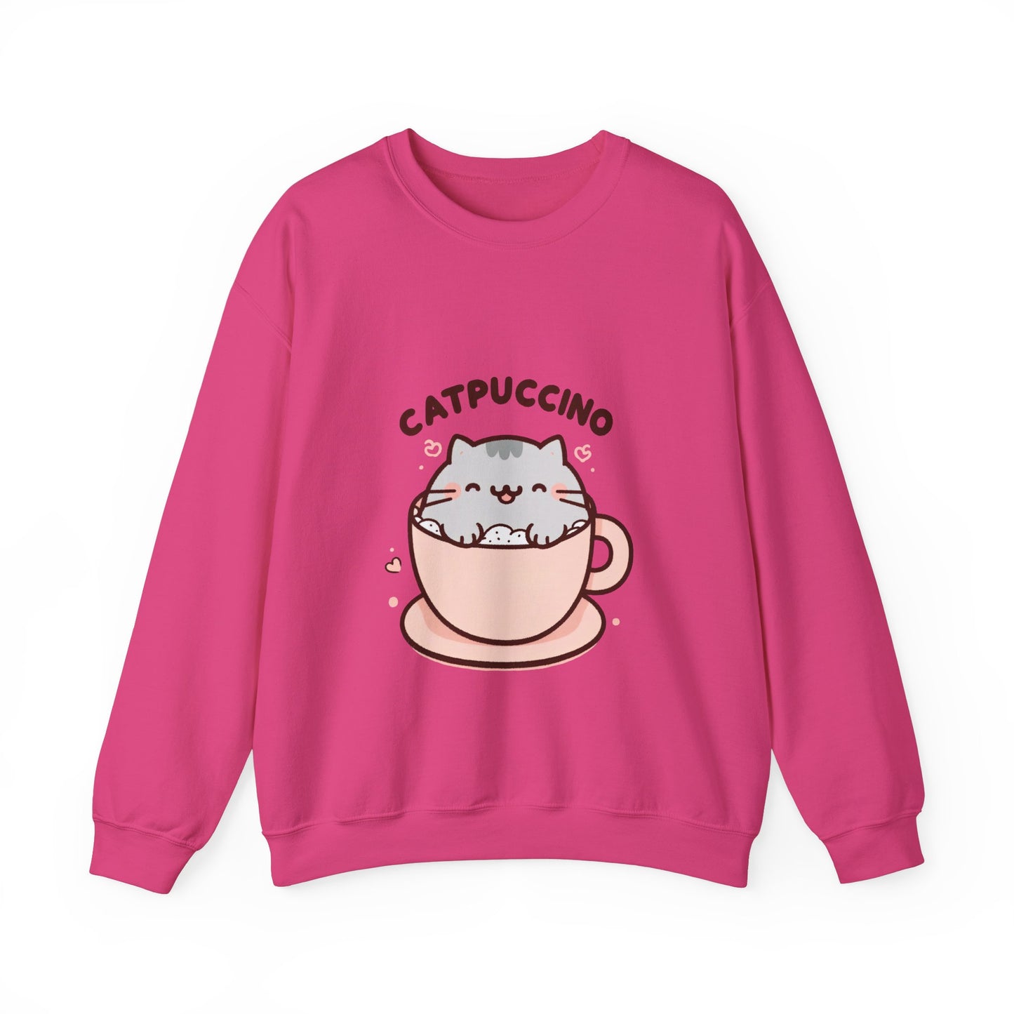 Catpuccino-Unisex Heavy Blend™ Crewneck Sweatshirt